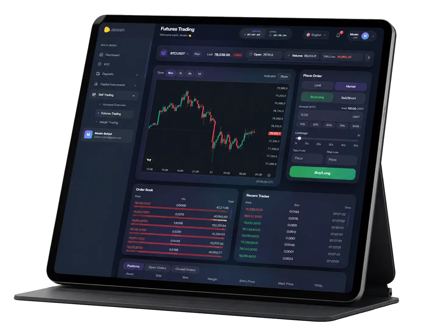 SMART JAVIZEN – Professional HYIP Investment Script interface