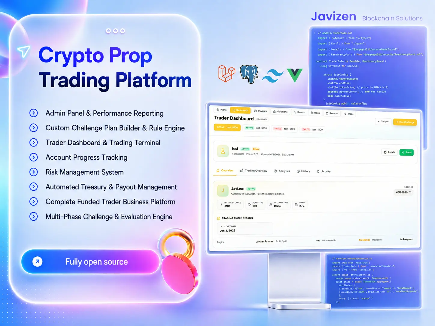 Crypto Prop Trading Platform preview
