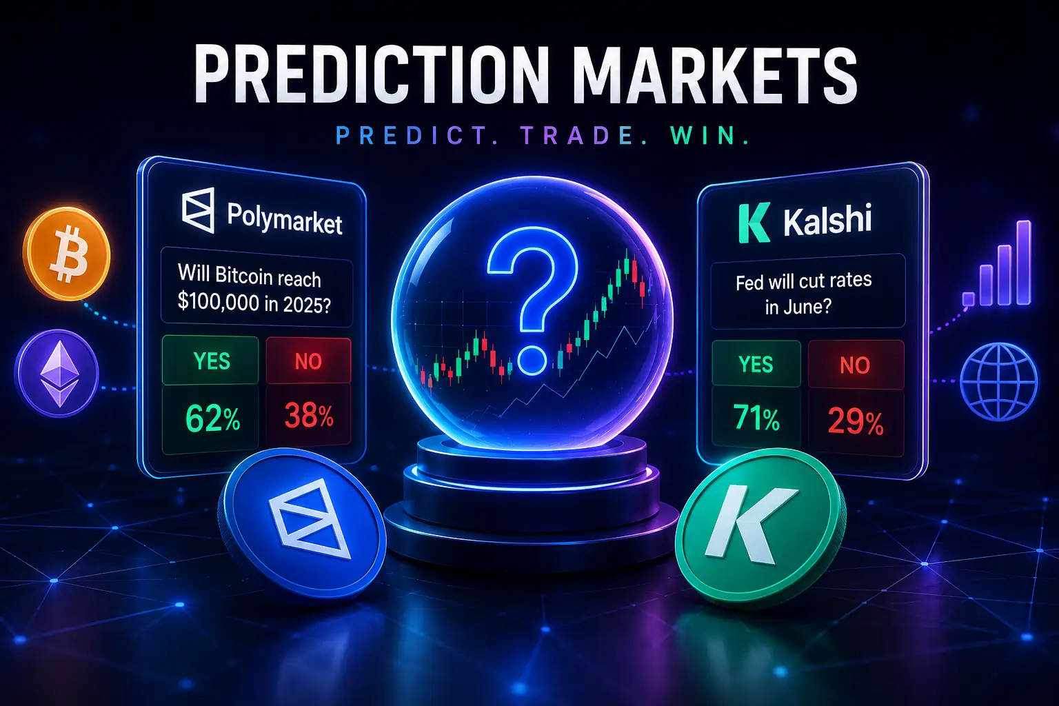Crypto Prediction Markets Explained: Are Polymarket and Kalshi the Future of Trading?