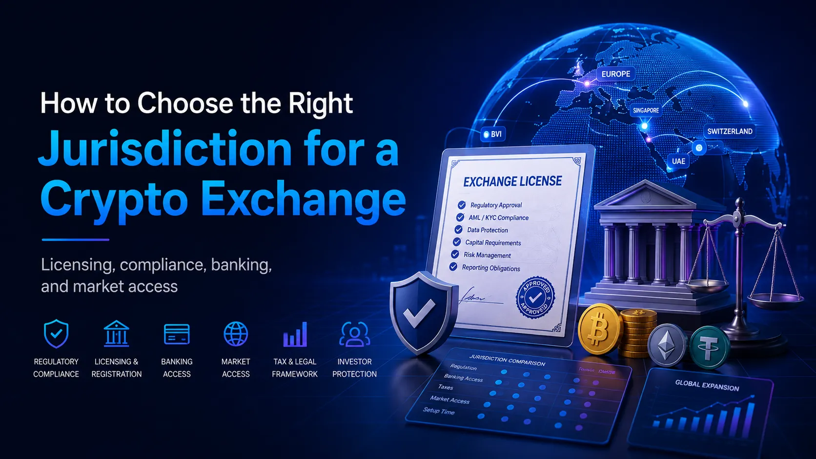 How to Choose the Right Jurisdiction for a Crypto Exchange