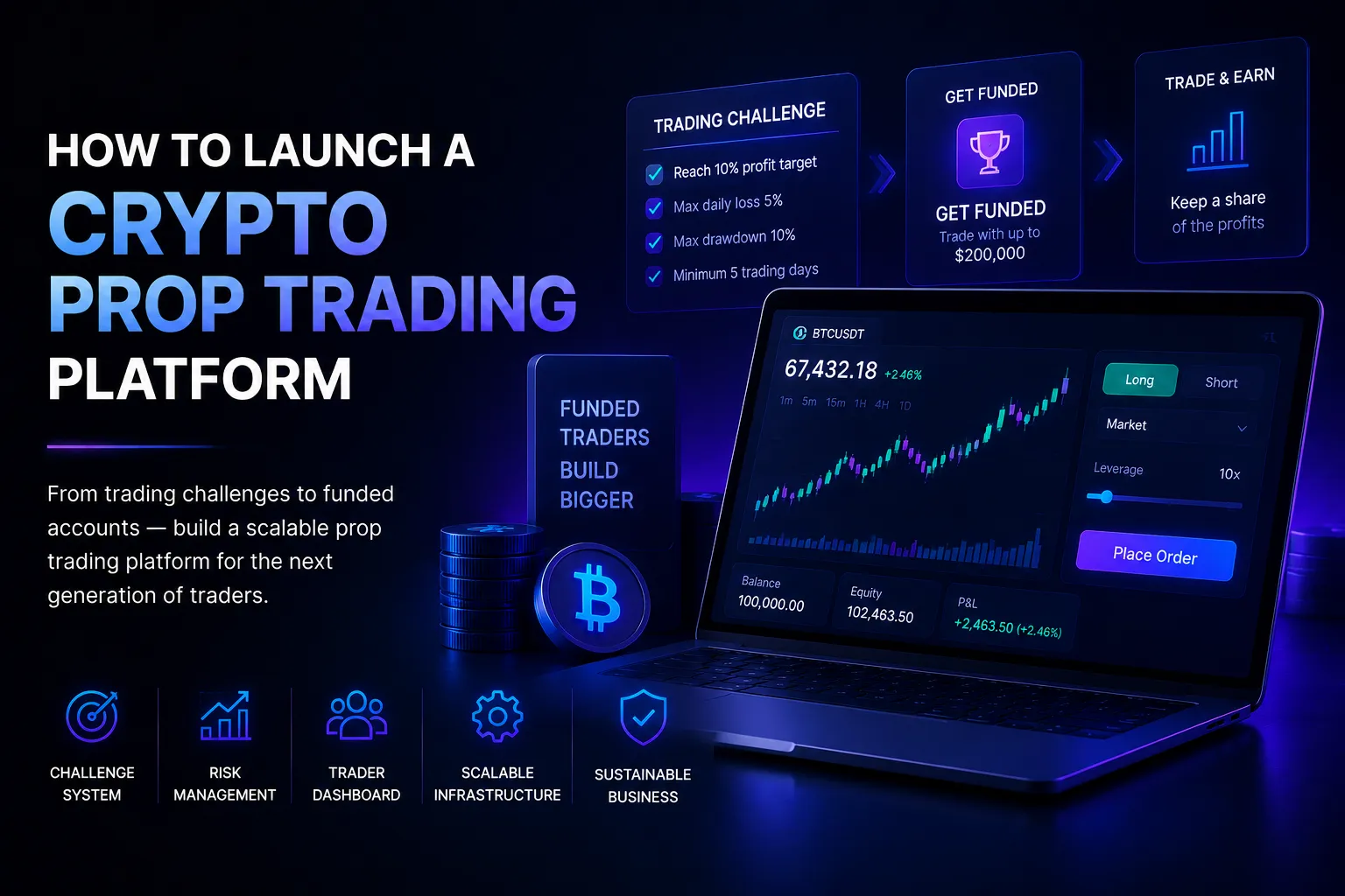 How to Launch a Crypto Prop Trading Platform