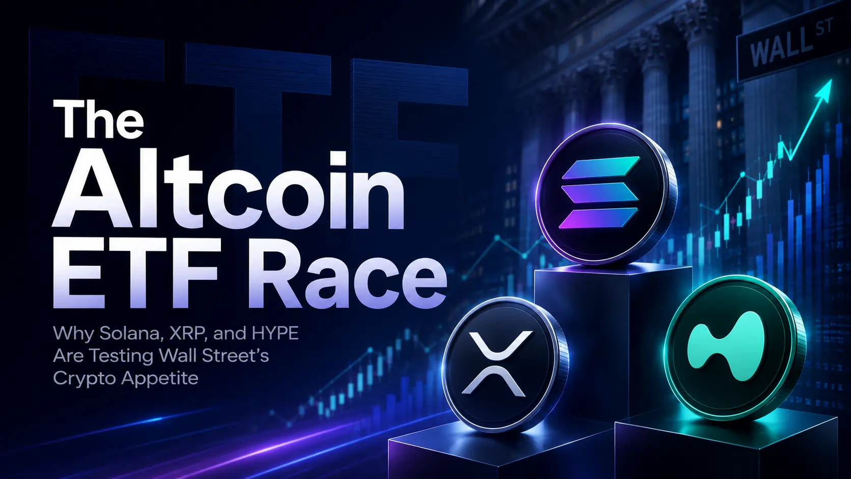 The Altcoin ETF Race: Why Solana, XRP, and HYPE Are Testing Wall Street’s Crypto Appetite