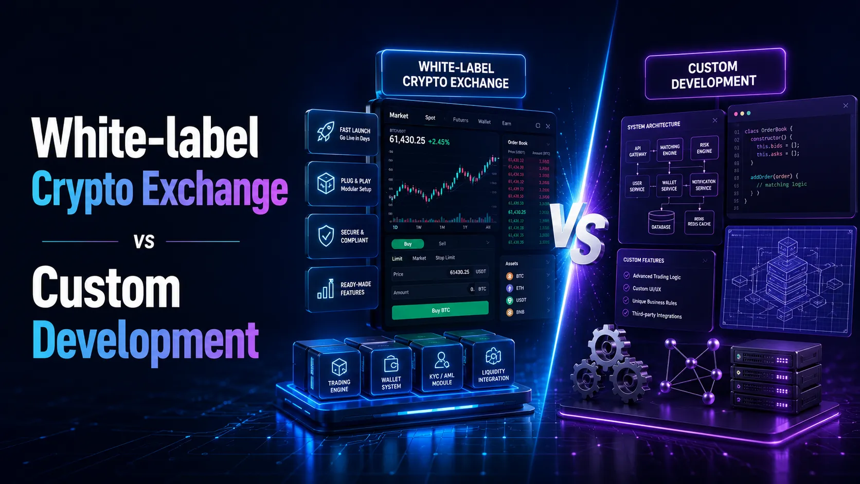 White-label Crypto Exchange vs Custom Development