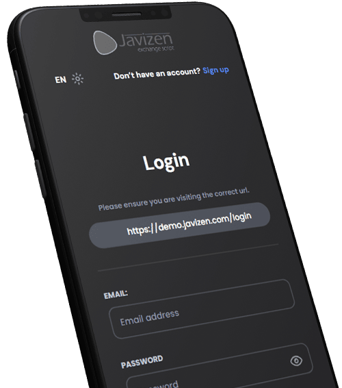 Javizen Cryptocurrency Exchange Script